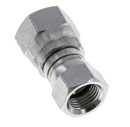 Raccord réducteur JIC UNF 9/16''-18 x UNF 3/4''-16 Acier 275bar (3863.75psi)