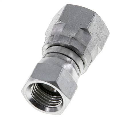 Raccord réducteur JIC UNF 9/16''-18 x UNF 3/4''-16 Acier 275bar (3863.75psi)