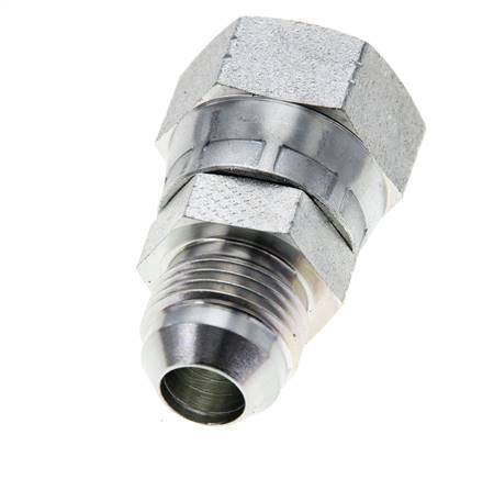 Mamelon réducteur JIC UNF 3/4''-16 mâle x UNF 7/8''-14 femelle Acier 210bar (2950.5psi)