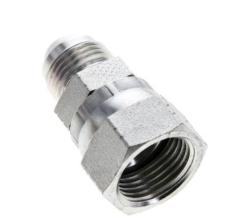 Mamelon réducteur JIC UNF 3/4''-16 mâle x UNF 7/8''-14 femelle Acier 210bar (2950.5psi)