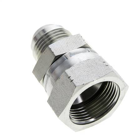 Mamelon réducteur JIC UN 1-1/16''-12 Mâle x UN 1-5/16''-12 Femelle Acier 170bar (2388.5psi)