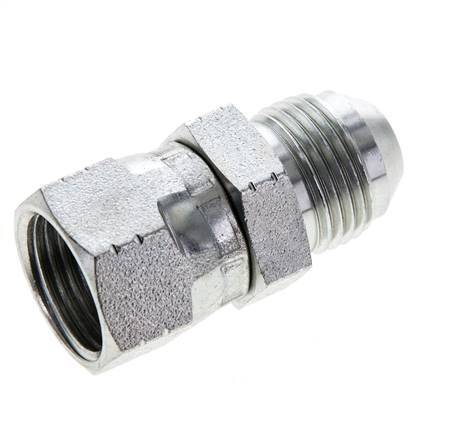 JIC Nipple UNF 3/4''-16 Male x Female Steel 275bar (3863.75psi)