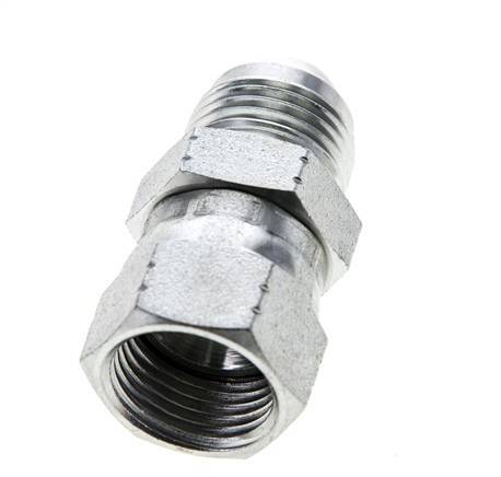 Embout JIC UNF 3/4''-16 Mâle x Femelle Acier 275bar (3863.75psi)