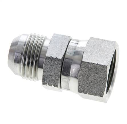 Mamelon réducteur JIC UN 1-1/16''-12 mâle x UN 1-1/16''-12 femelle Acier 210bar (2950.5psi)