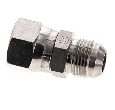 JIC Nipple UNF 7/8''-14 Male x Female Stainless Steel 210bar (2950.5psi)