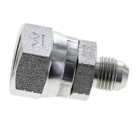 Mamelon réducteur JIC UNF 9/16''-18 mâle x UNF 7/8''-14 femelle Acier 210bar (2950.5psi)