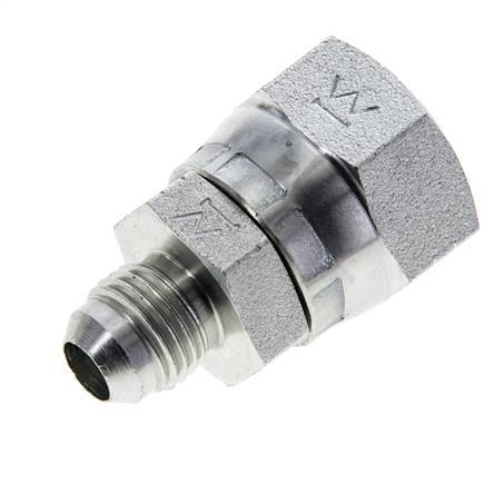 Mamelon réducteur JIC UNF 9/16''-18 mâle x UNF 7/8''-14 femelle Acier 210bar (2950.5psi)