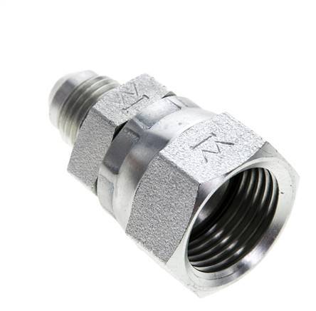 Mamelon réducteur JIC UNF 9/16''-18 mâle x UNF 7/8''-14 femelle Acier 210bar (2950.5psi)