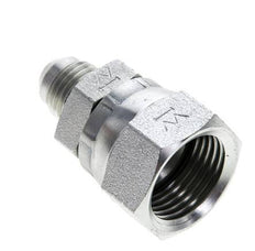 Mamelon réducteur JIC UNF 9/16''-18 mâle x UNF 7/8''-14 femelle Acier 210bar (2950.5psi)
