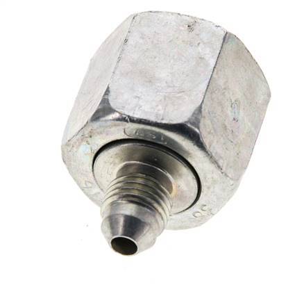 Mamelon réducteur JIC UNF 7/16''-20 mâle x UNF 7/8''-14 femelle Acier 210bar (2950.5psi)