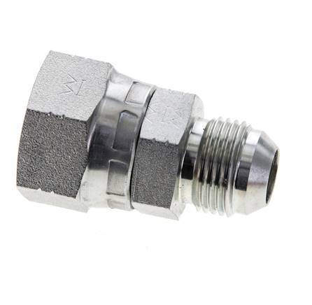 Mamelon réducteur JIC UNF 7/8''-14 mâle x UN 1-1/16''-12 femelle Acier 210bar (2950.5psi)