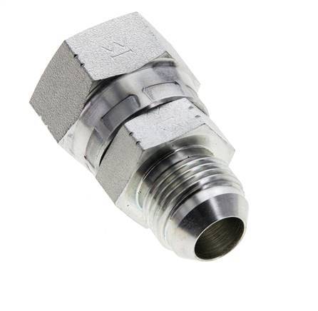 Mamelon réducteur JIC UNF 7/8''-14 mâle x UN 1-1/16''-12 femelle Acier 210bar (2950.5psi)