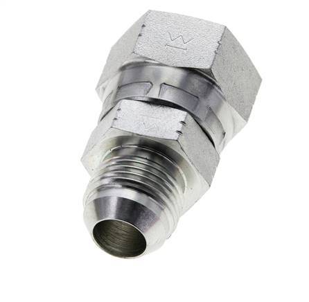 Mamelon réducteur JIC UNF 7/8''-14 mâle x UN 1-1/16''-12 femelle Acier 210bar (2950.5psi)