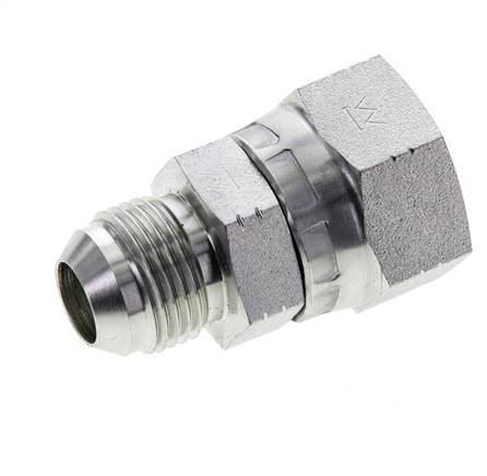 Mamelon réducteur JIC UNF 7/8''-14 mâle x UN 1-1/16''-12 femelle Acier 210bar (2950.5psi)