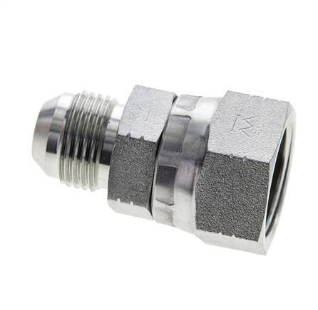 Mamelon réducteur JIC UNF 7/8''-14 mâle x UN 1-1/16''-12 femelle Acier 210bar (2950.5psi)