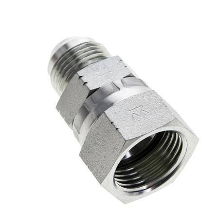 Mamelon réducteur JIC UNF 7/8''-14 mâle x UN 1-1/16''-12 femelle Acier 210bar (2950.5psi)