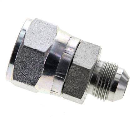Mamelon réducteur JIC UNF 3/4''-16 mâle x UN 1-1/16''-12 femelle Acier 210bar (2950.5psi)