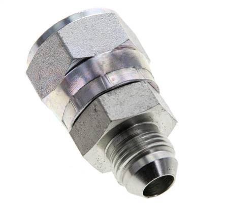 Mamelon réducteur JIC UNF 3/4''-16 mâle x UN 1-1/16''-12 femelle Acier 210bar (2950.5psi)