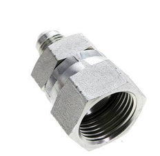 Mamelon réducteur JIC UNF 9/16''-18 mâle x UN 1-1/16''-12 femelle Acier 210bar (2950.5psi)