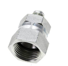 Mamelon réducteur JIC UNF 9/16''-18 mâle x UN 1-1/16''-12 femelle Acier 210bar (2950.5psi)