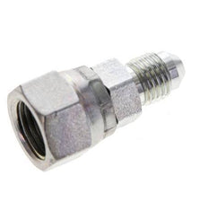 JIC Reducing Nipple UNF 7/16''-20 Male x UNF 9/16''-18 Female Steel 275bar (3863.75psi)