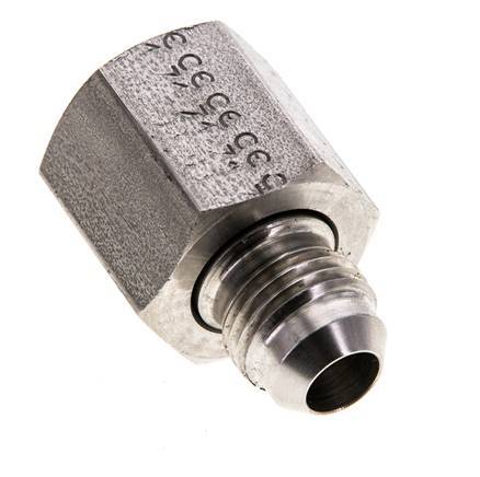 Mamelon réducteur JIC UNF 9/16''-18 mâle x UNF 3/4''-16 femelle Acier inoxydable 275bar (3863.75psi)