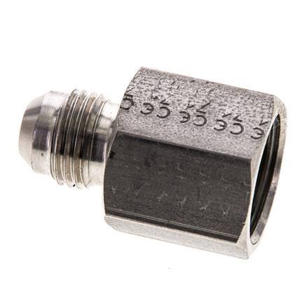 Mamelon réducteur JIC UNF 9/16''-18 mâle x UNF 3/4''-16 femelle Acier inoxydable 275bar (3863.75psi)