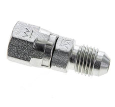 JIC Nipple UNF 7/16''-20 Male x Female Steel 310bar (4355.5psi)