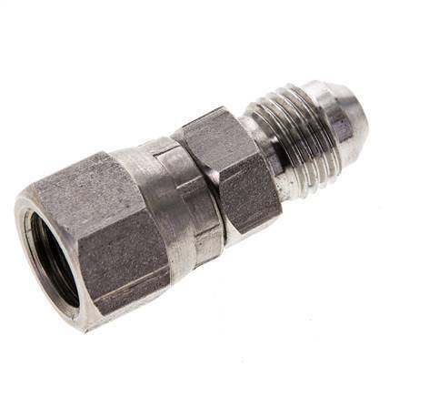 Embout JIC UNF 1/2''-20 Mâle x Femelle Acier inoxydable 275bar (3863.75psi)