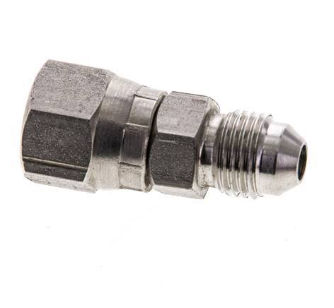 Embout JIC UNF 1/2''-20 Mâle x Femelle Acier inoxydable 275bar (3863.75psi)