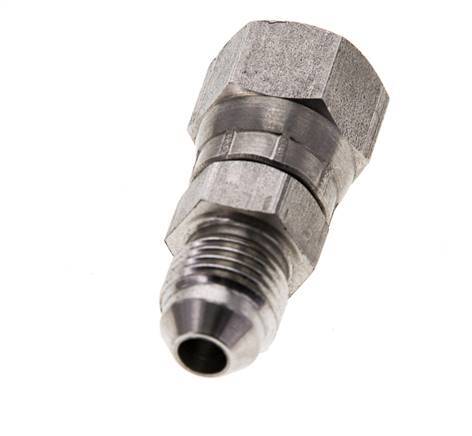 Embout JIC UNF 1/2''-20 Mâle x Femelle Acier inoxydable 275bar (3863.75psi)
