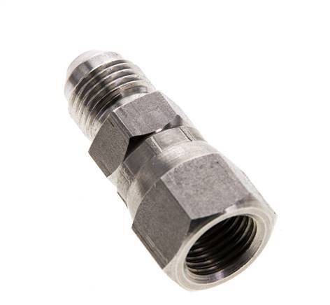 Embout JIC UNF 1/2''-20 Mâle x Femelle Acier inoxydable 275bar (3863.75psi)