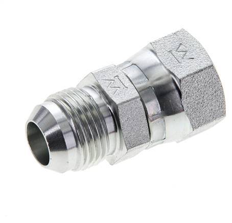 Embout JIC UNF 7/8''-14 Mâle x Femelle Acier 210bar (2950.5psi)