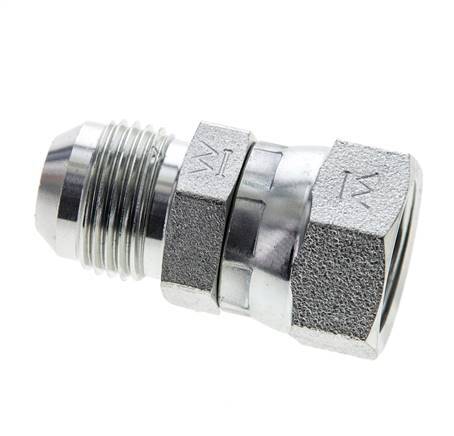 Embout JIC UNF 7/8''-14 Mâle x Femelle Acier 210bar (2950.5psi)
