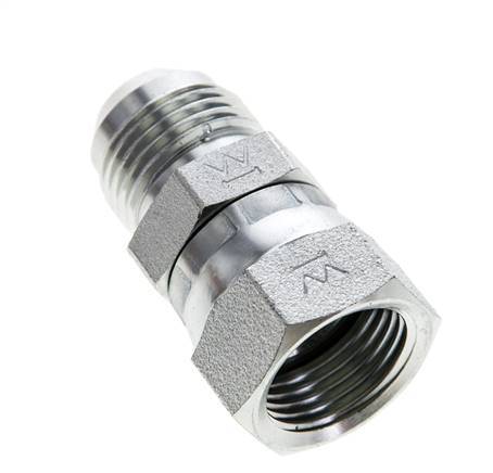 Embout JIC UNF 7/8''-14 Mâle x Femelle Acier 210bar (2950.5psi)