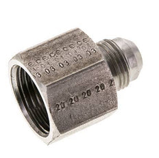 Mamelon réducteur JIC UNF 3/4''-16 mâle x UN 1-1/16''-12 femelle Acier inoxydable 210bar (2950.5psi)