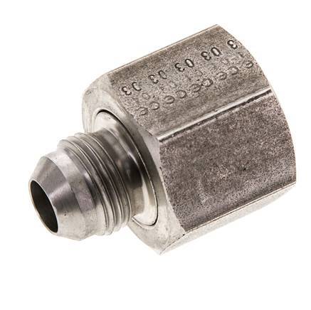 Mamelon réducteur JIC UNF 3/4''-16 mâle x UN 1-1/16''-12 femelle Acier inoxydable 210bar (2950.5psi)