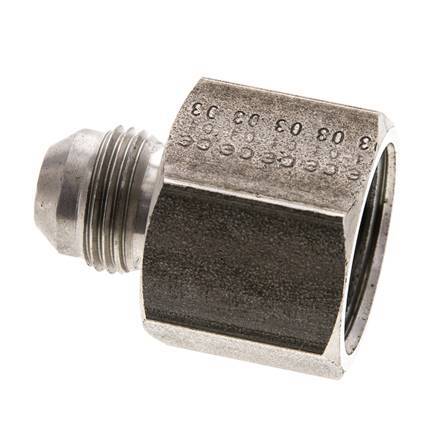 Mamelon réducteur JIC UNF 3/4''-16 mâle x UN 1-1/16''-12 femelle Acier inoxydable 210bar (2950.5psi)