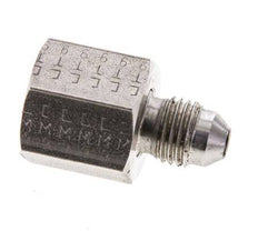 Mamelon réducteur JIC UNF 7/16''-20 mâle x UNF 9/16''-18 femelle Acier inoxydable 275bar (3863.75psi)