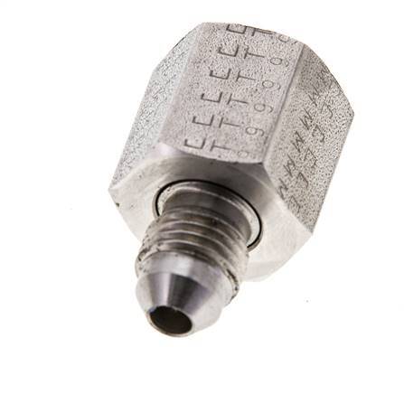 Mamelon réducteur JIC UNF 7/16''-20 mâle x UNF 9/16''-18 femelle Acier inoxydable 275bar (3863.75psi)