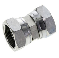Reducing Straight Connector G1 1/4'' Female High Pressure Steel 60° Cone 150bar (2107.5psi) Hydraulic