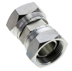 Reducing Straight Connector G1 1/4'' Female High Pressure Steel 60° Cone 150bar (2107.5psi) Hydraulic