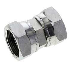 Connecteur droit réducteur G1 1/4'' Femelle Haute Pression Acier 60° Cône 150bar (2107.5psi) Hydraulique
