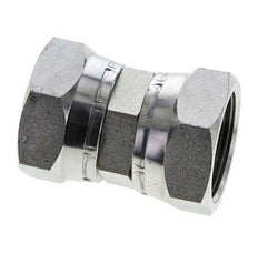 Connecteur droit réducteur G1 1/4'' Femelle Haute Pression Acier 60° Cône 150bar (2107.5psi) Hydraulique