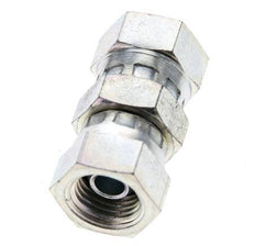 Reducing Straight Connector G1/4'' Female High Pressure Steel 60° Cone 575bar (8078.75psi) Hydraulic [2 Pieces]
