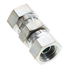 Reducing Straight Connector G1/4'' Female High Pressure Steel 60° Cone 575bar (8078.75psi) Hydraulic [2 Pieces]