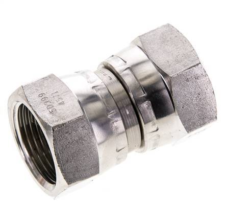 Connecteur droit réducteur G3/4'' femelle Haute Pression Acier inoxydable Cône 60° 175bar (2458.75psi) Hydraulique