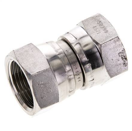 Connecteur droit réducteur G3/4'' femelle Haute Pression Acier inoxydable Cône 60° 175bar (2458.75psi) Hydraulique