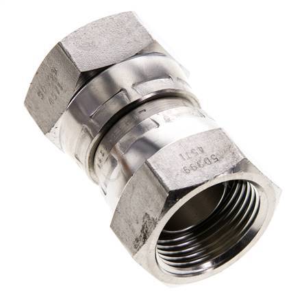 Connecteur droit réducteur G3/4'' femelle Haute Pression Acier inoxydable Cône 60° 175bar (2458.75psi) Hydraulique