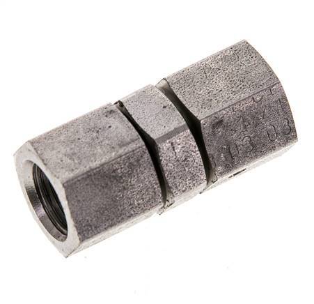 Connecteur droit réducteur G1/8'' Femelle Haute Pression Acier Inoxydable Cône 60° 575bar (8078.75psi) Hydraulique